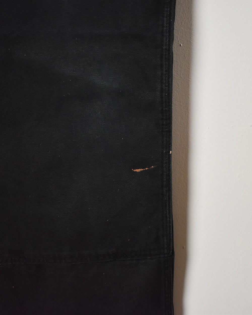 Black Dickies Distressed Double Knee Carpenter Jeans - W40 L32