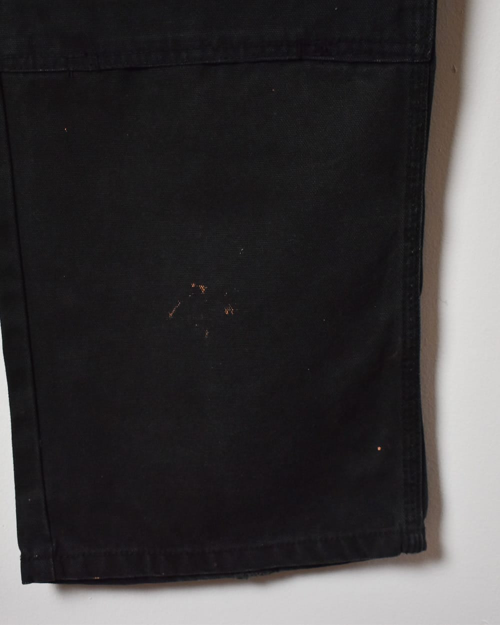 Black Dickies Distressed Double Knee Carpenter Jeans - W40 L32