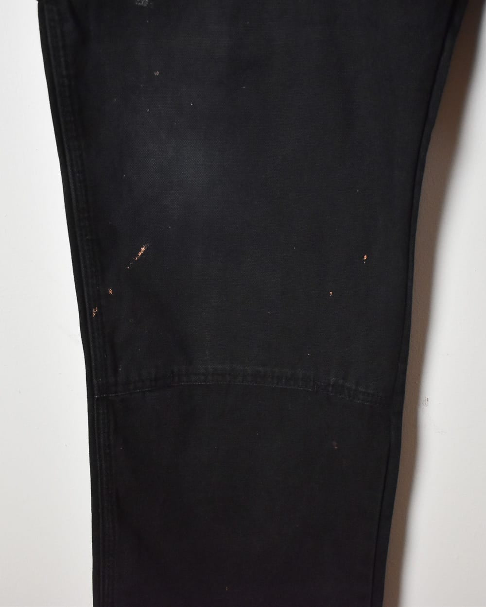 Black Dickies Distressed Double Knee Carpenter Jeans - W40 L32