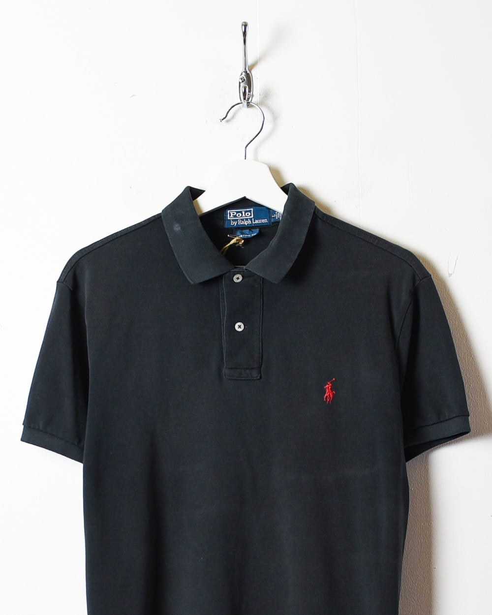 Black Polo Ralph Lauren Polo Shirt - Large