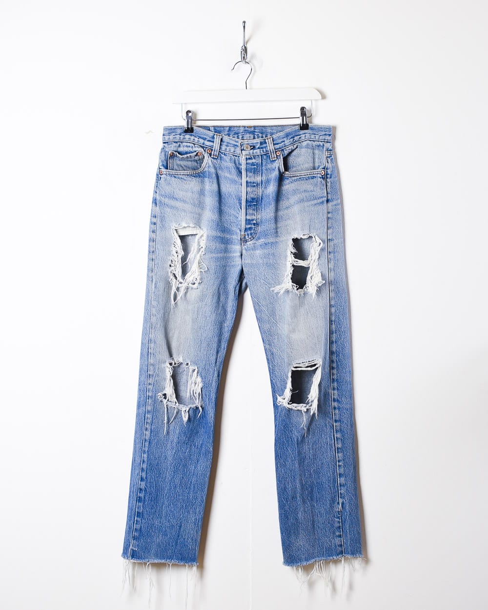 Levi's 501 Distressed Jeans - W32 L31 - Domno Vintage