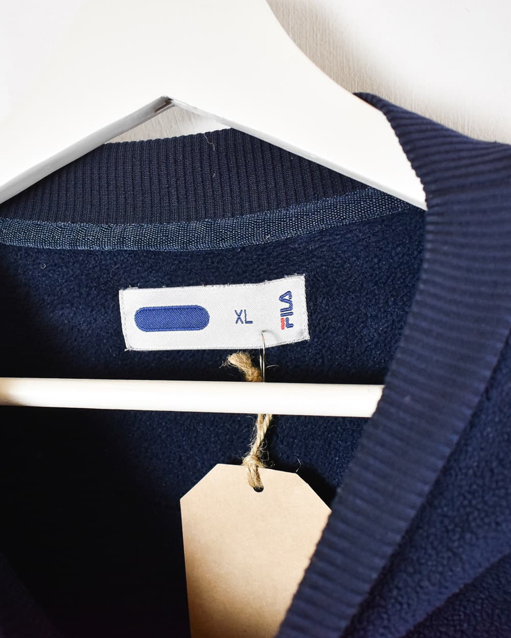 Fila Fleece Sweatshirt - X-Large - Domno Vintage