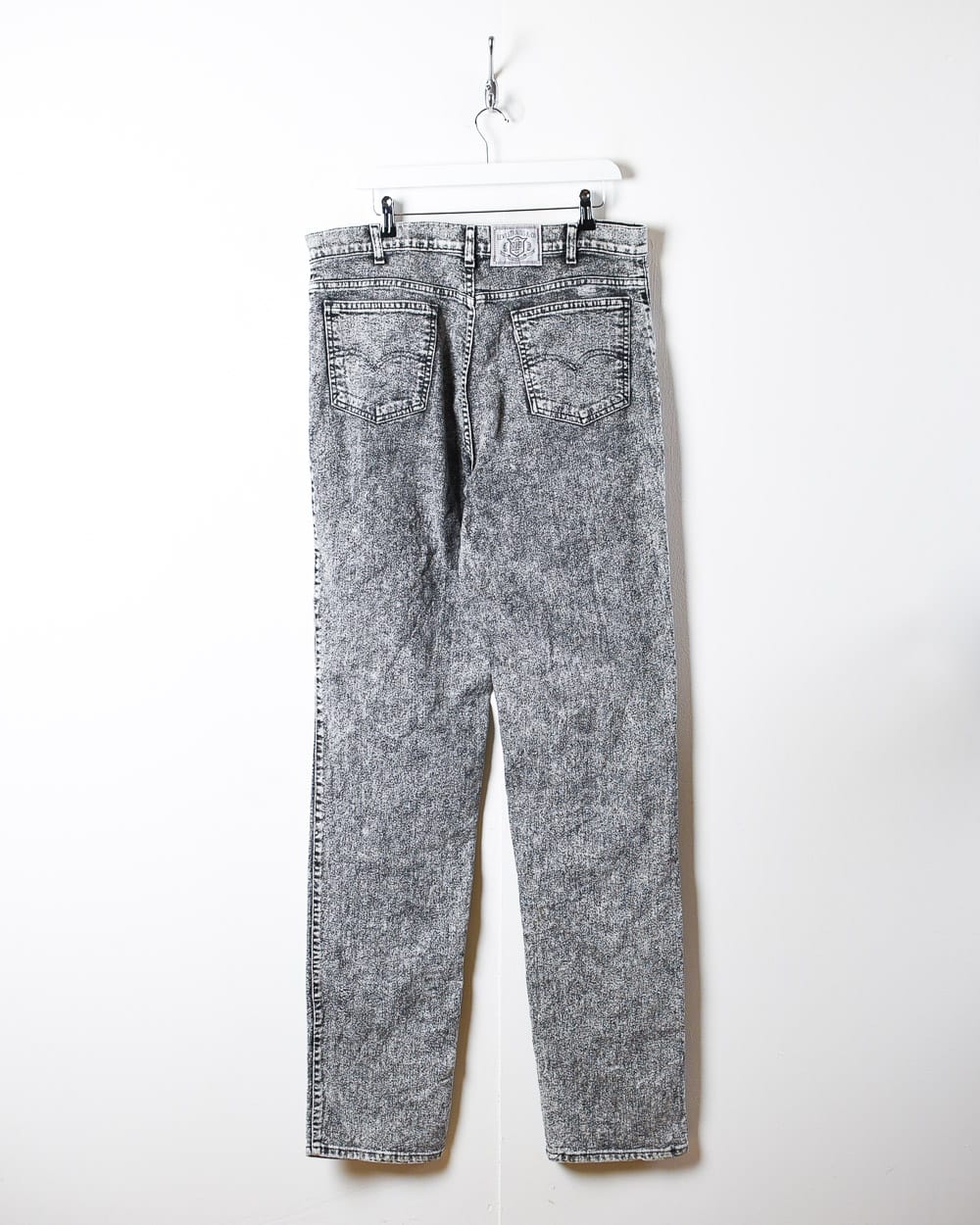 Levi's 80s Silver Medal USA Acid Washed Jeans - W38 L38 - Domno Vintage