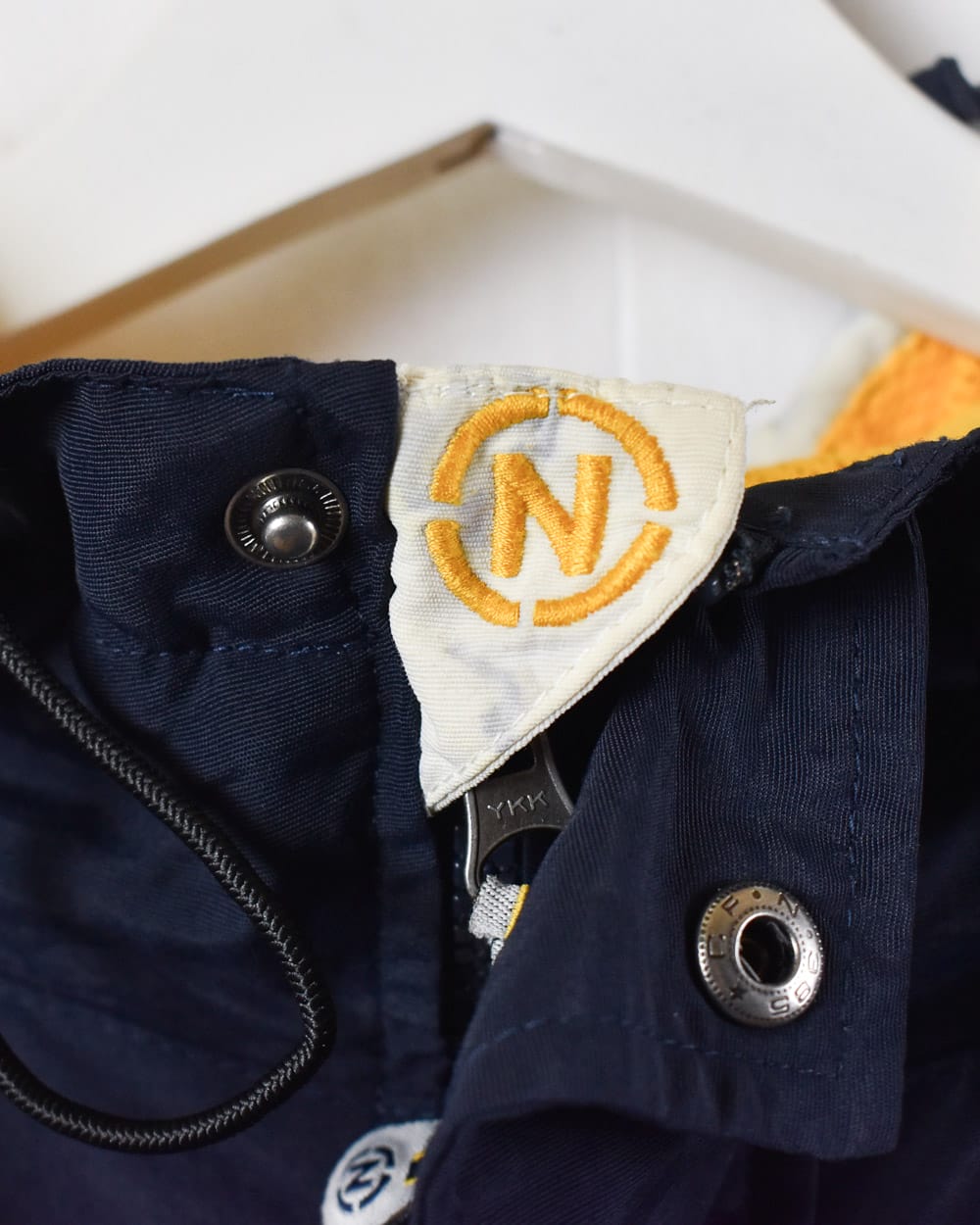 Navy Nautica Jeans Company Hooded Jacket - Large