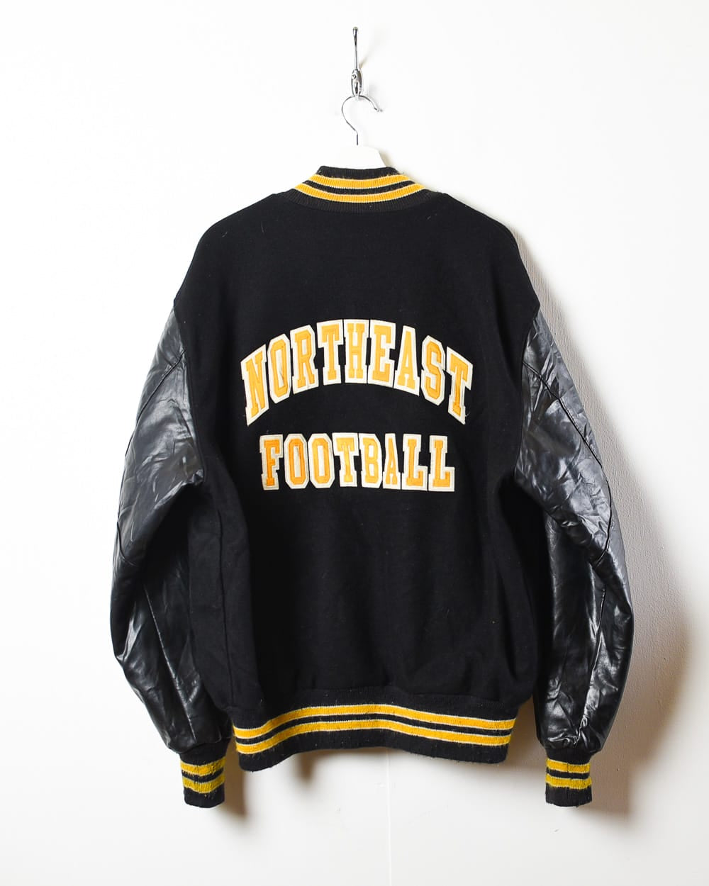 Black DeLong Spacer 55 Captain Varsity Jacket - XX-Large