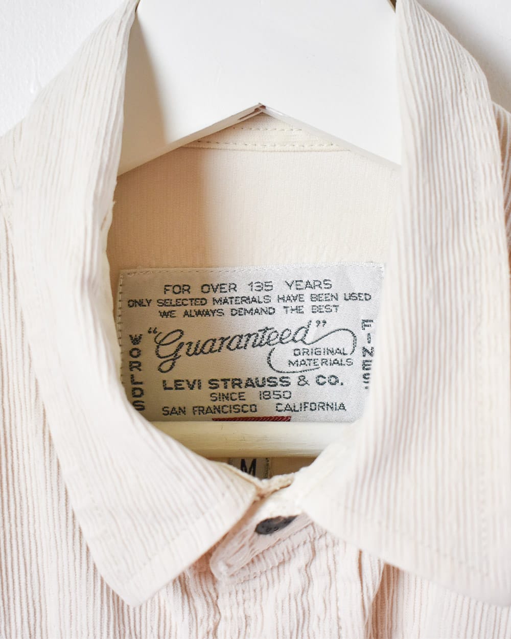 Neutral Levi's Corduroy Shirt - Large