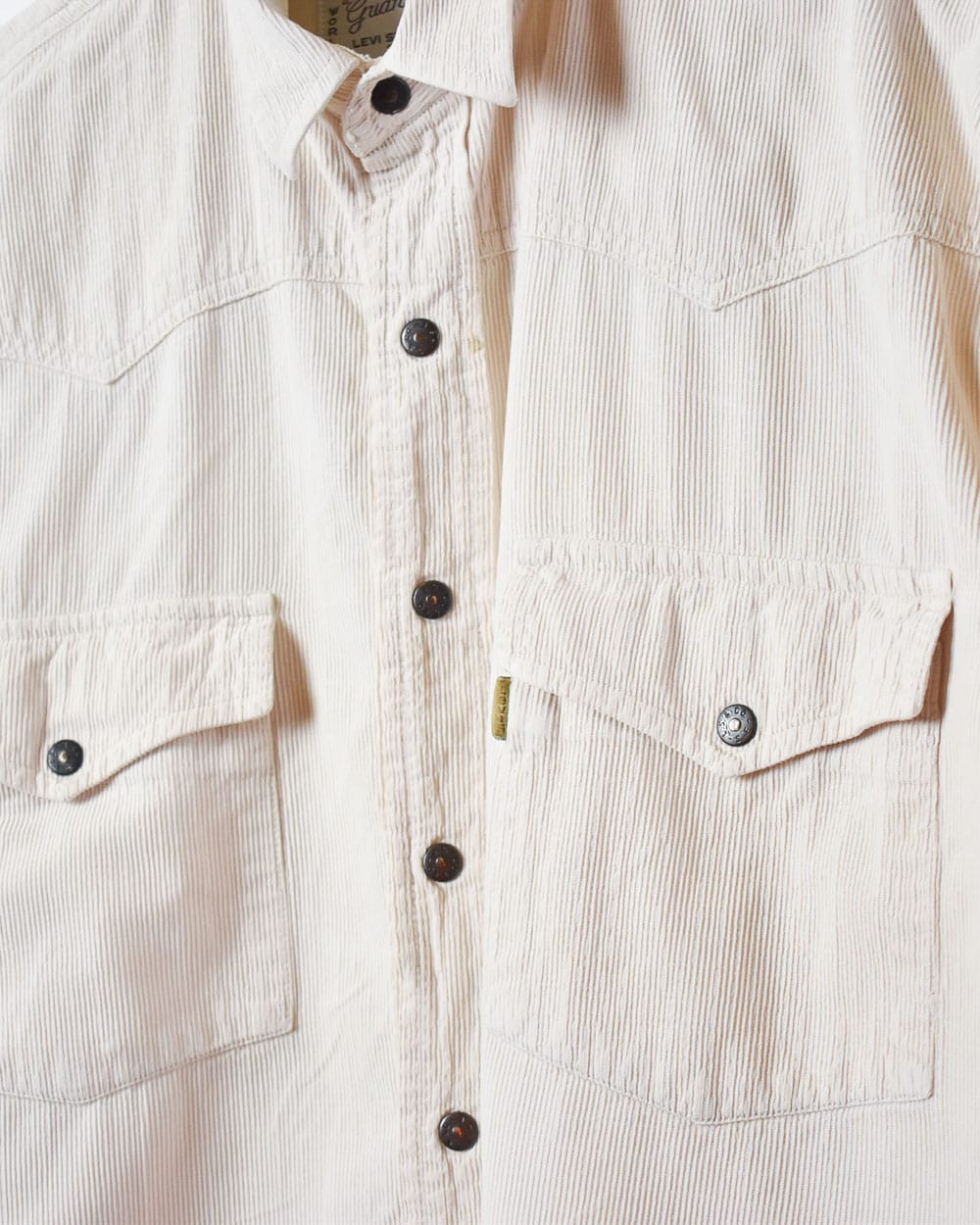 Neutral Levi's Corduroy Shirt - Large