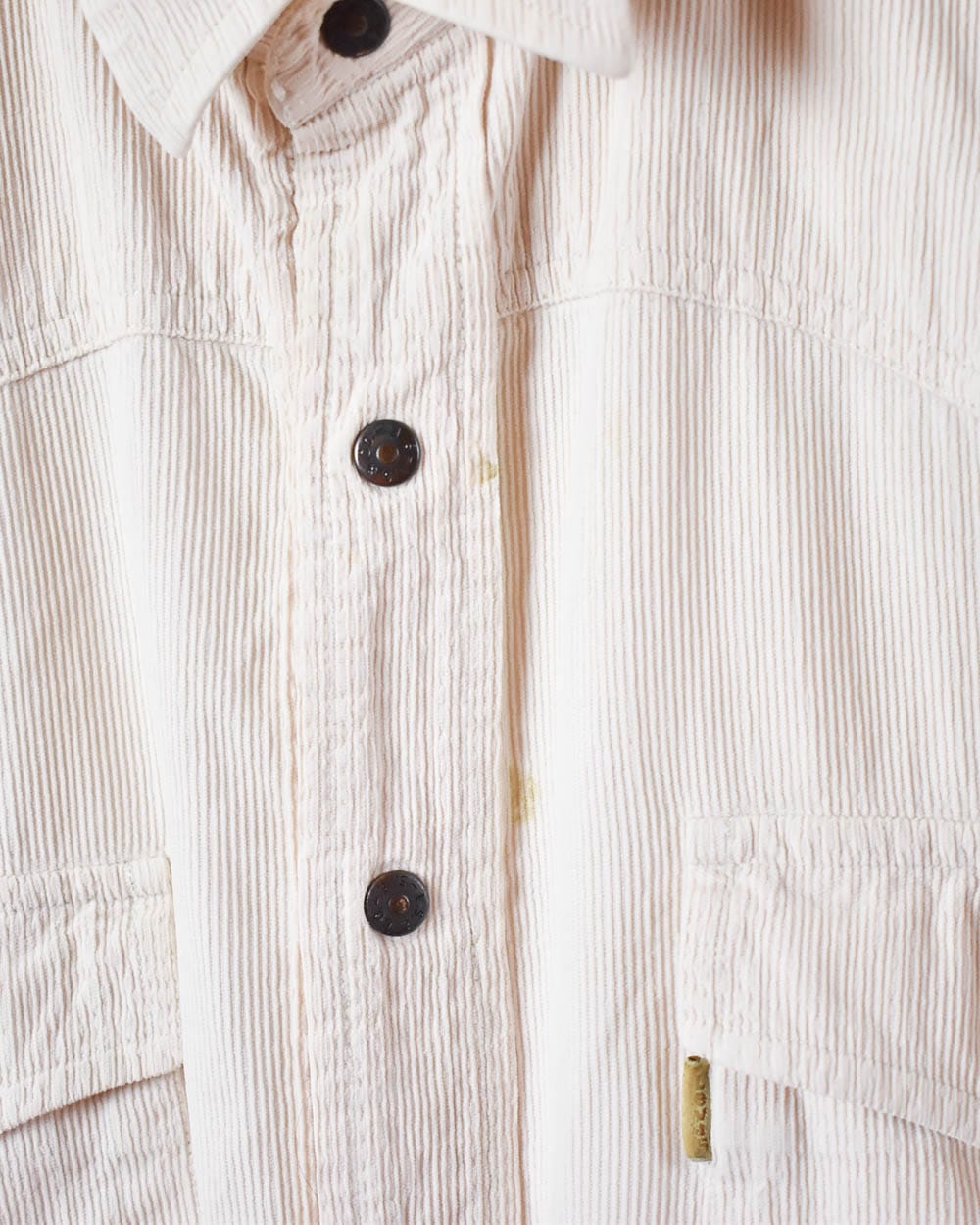 Neutral Levi's Corduroy Shirt - Large