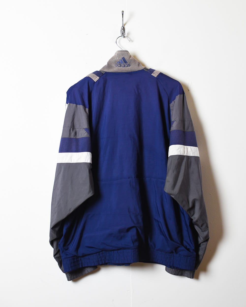 Blue Adidas Windbreaker Jacket - Large