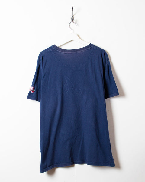 Vintage 90s Navy Nike Team MLB Atlanta Braves T-Shirt - X-Large Cotton–  Domno Vintage