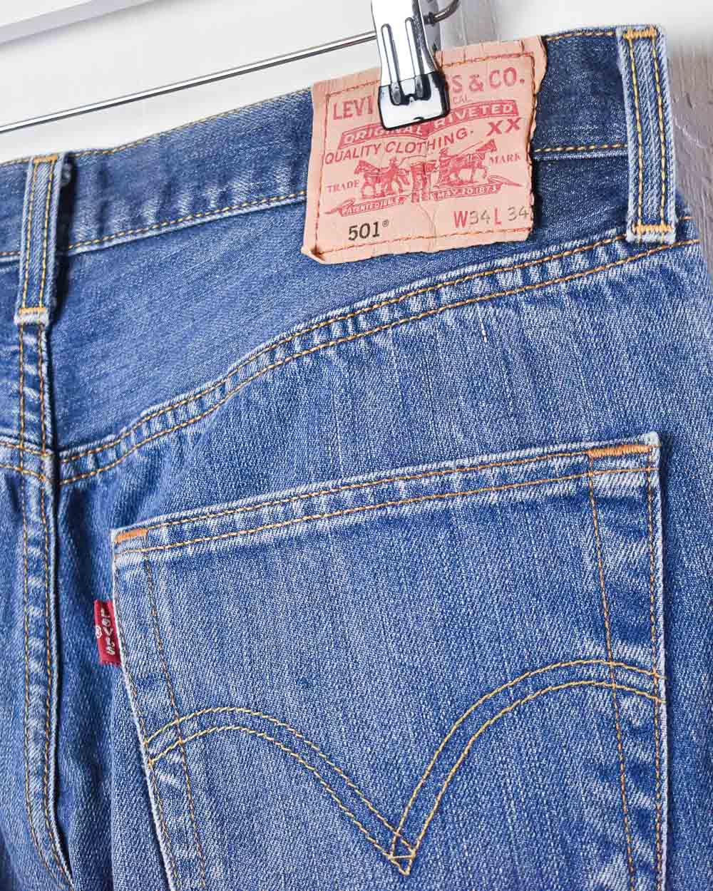 Levi's 501 Jeans - W34 L27 - Domno Vintage