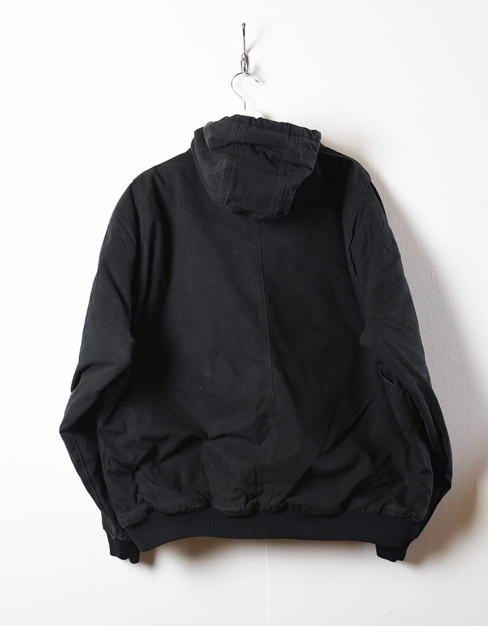 Black Vintage Workwear Fleece Lined Jacket - XX-Large