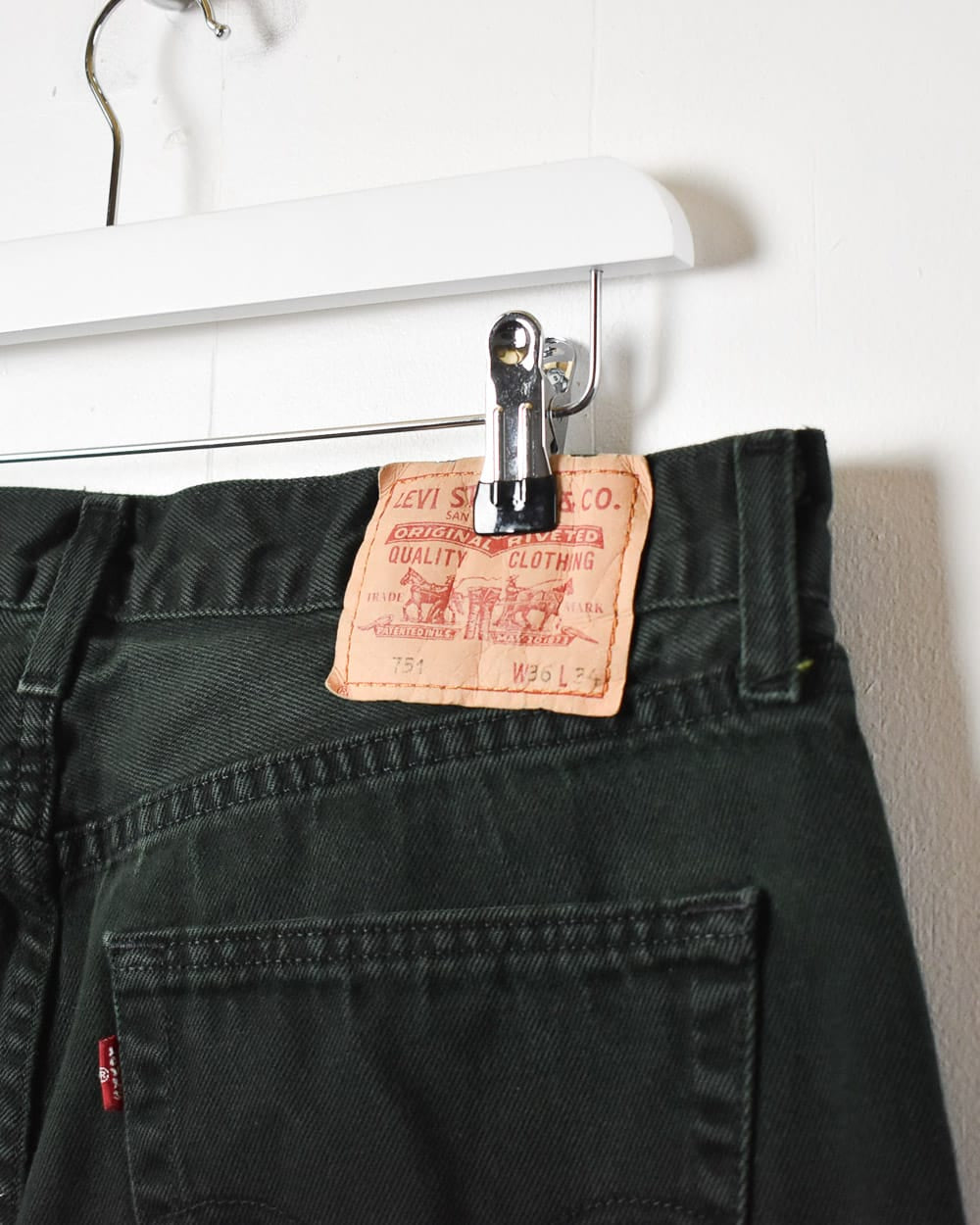 Black Levi's 751 Jeans - W36 L27