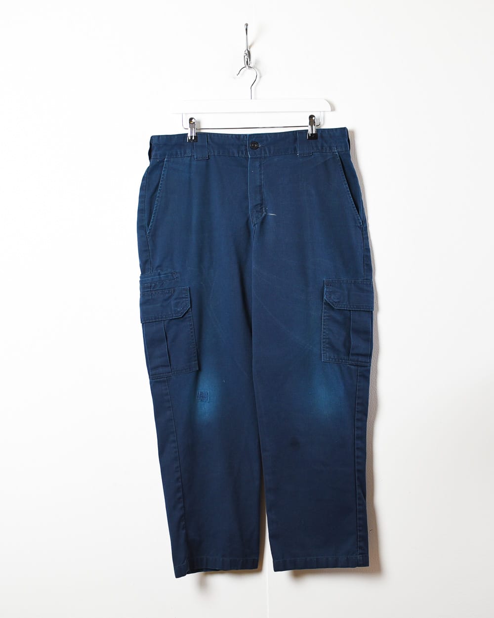 Navy Dickies Workwear Cargo Trousers - W36 L29