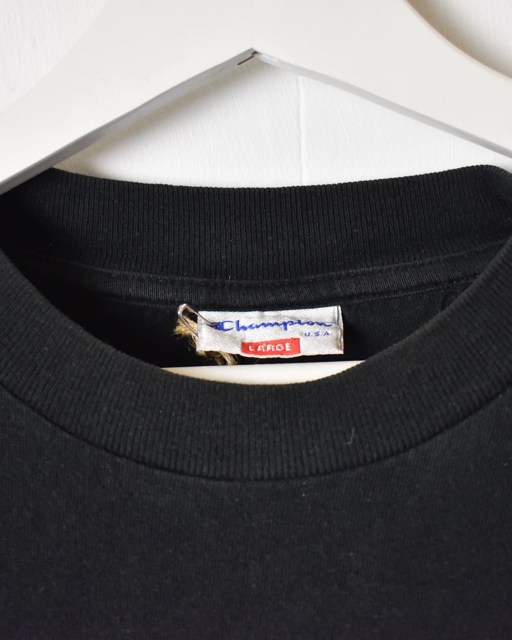 Black Champion T-Shirt - Medium