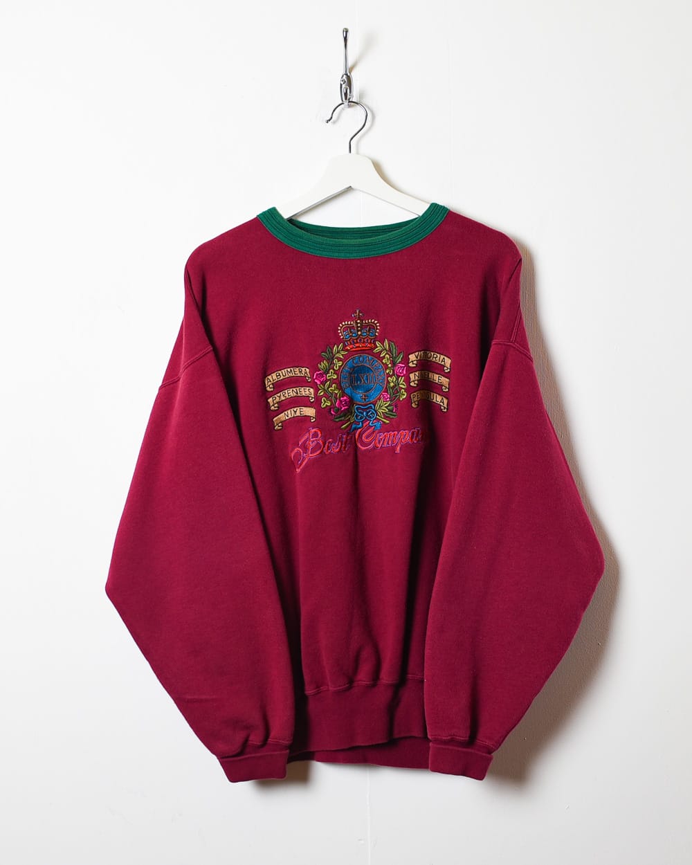 Vintage 90s Red Best Company Sweatshirt - Large Cotton – Domno Vintage