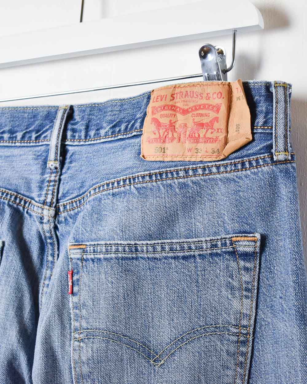 Blue Levi's 501 Jeans - W33 L33