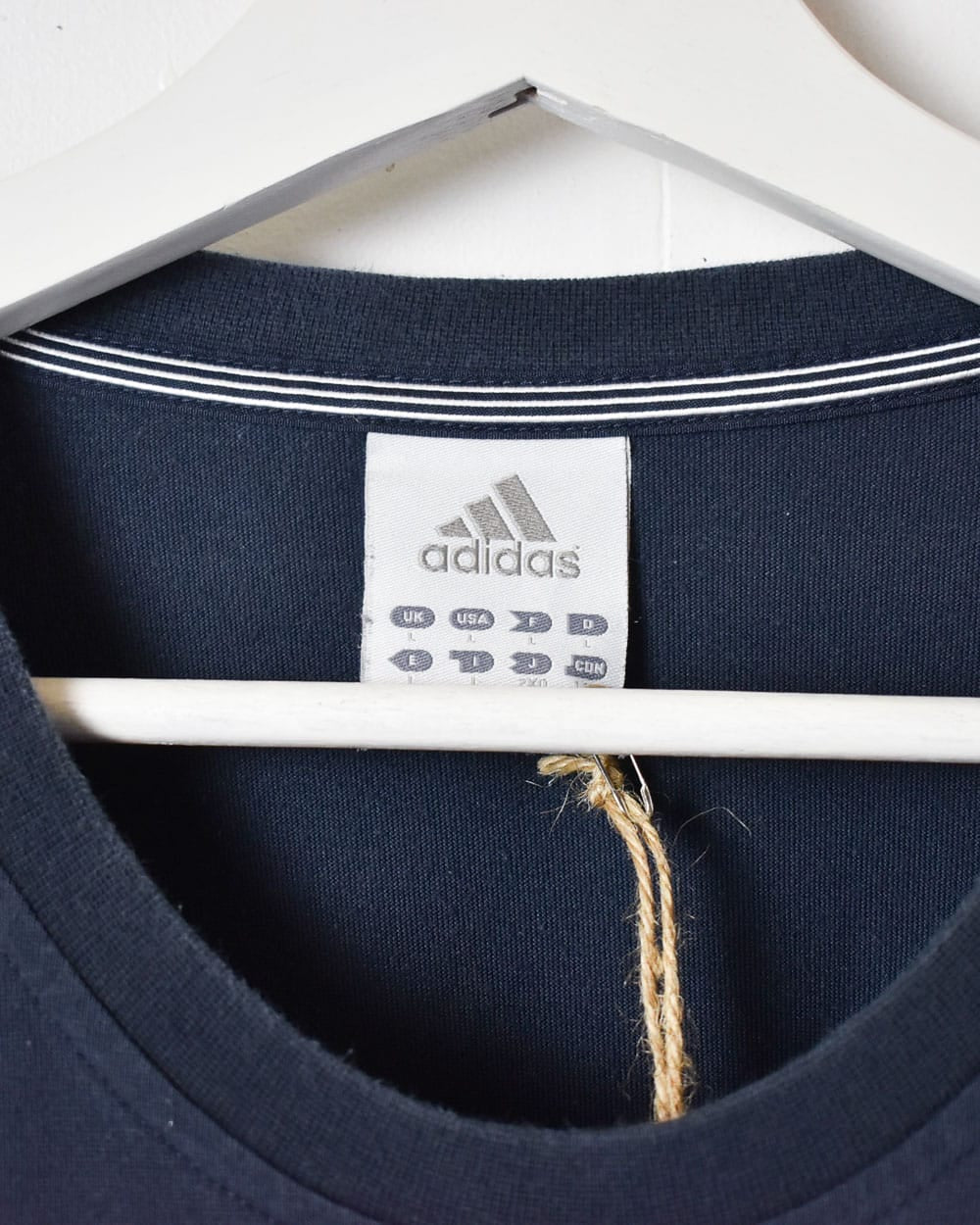 Navy Adidas T-Shirt - Large