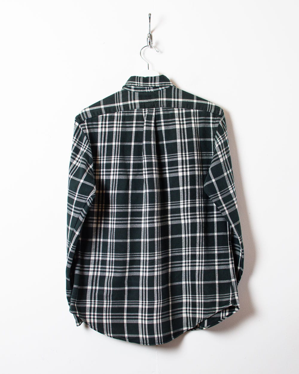 Black Polo Ralph Lauren Flannel Shirt - Large