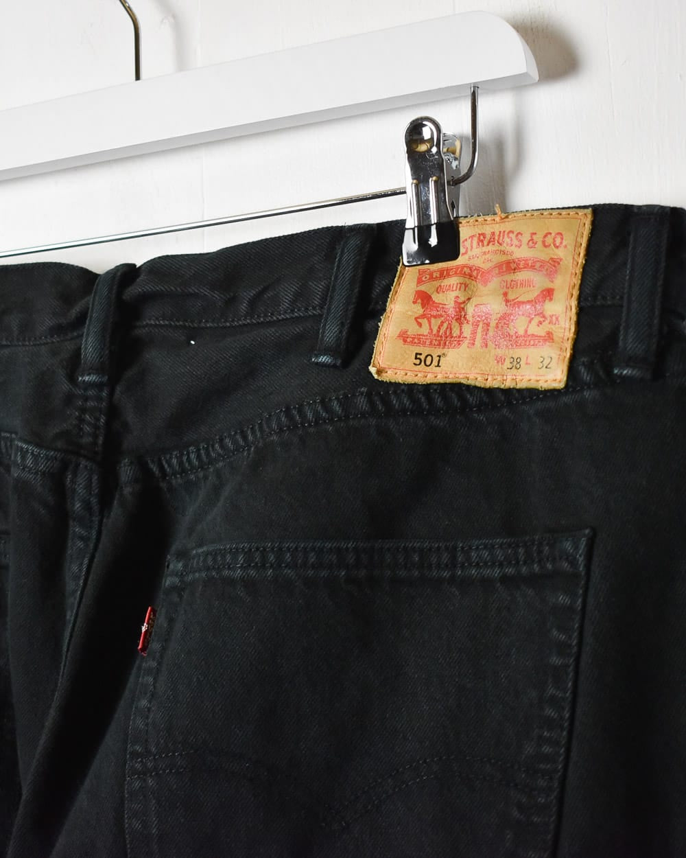 Black Levi's 501 Jeans - W38 L30