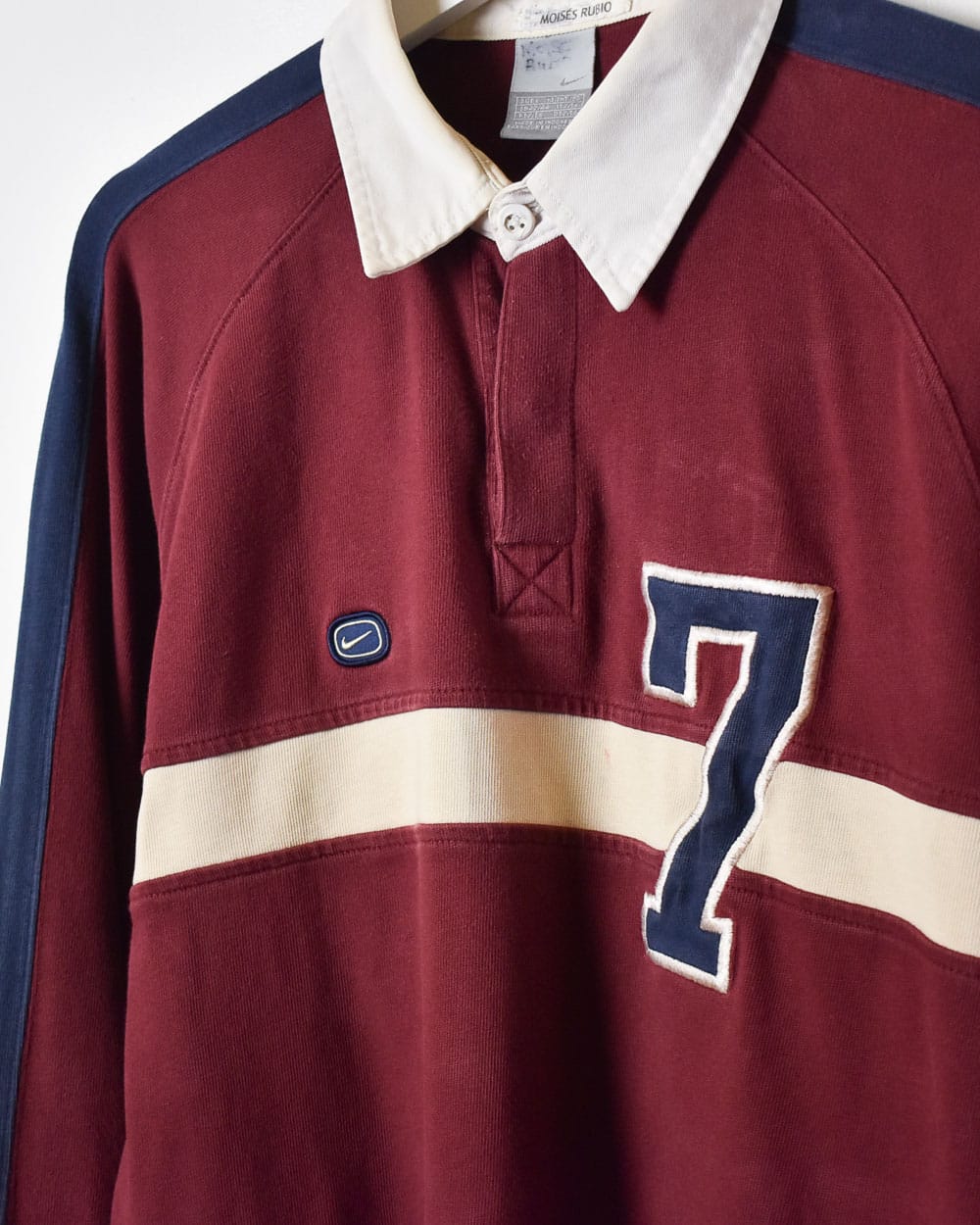 Maroon Nike Rugby Shirt - Large
