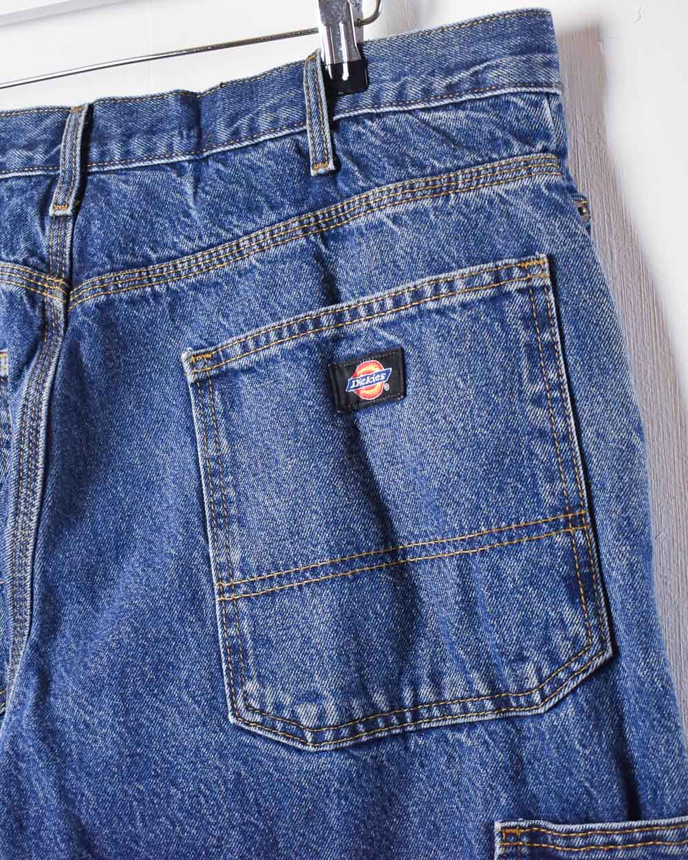 Dickies Flannel Lined Carpenter Jeans - W34 L30 - Domno Vintage