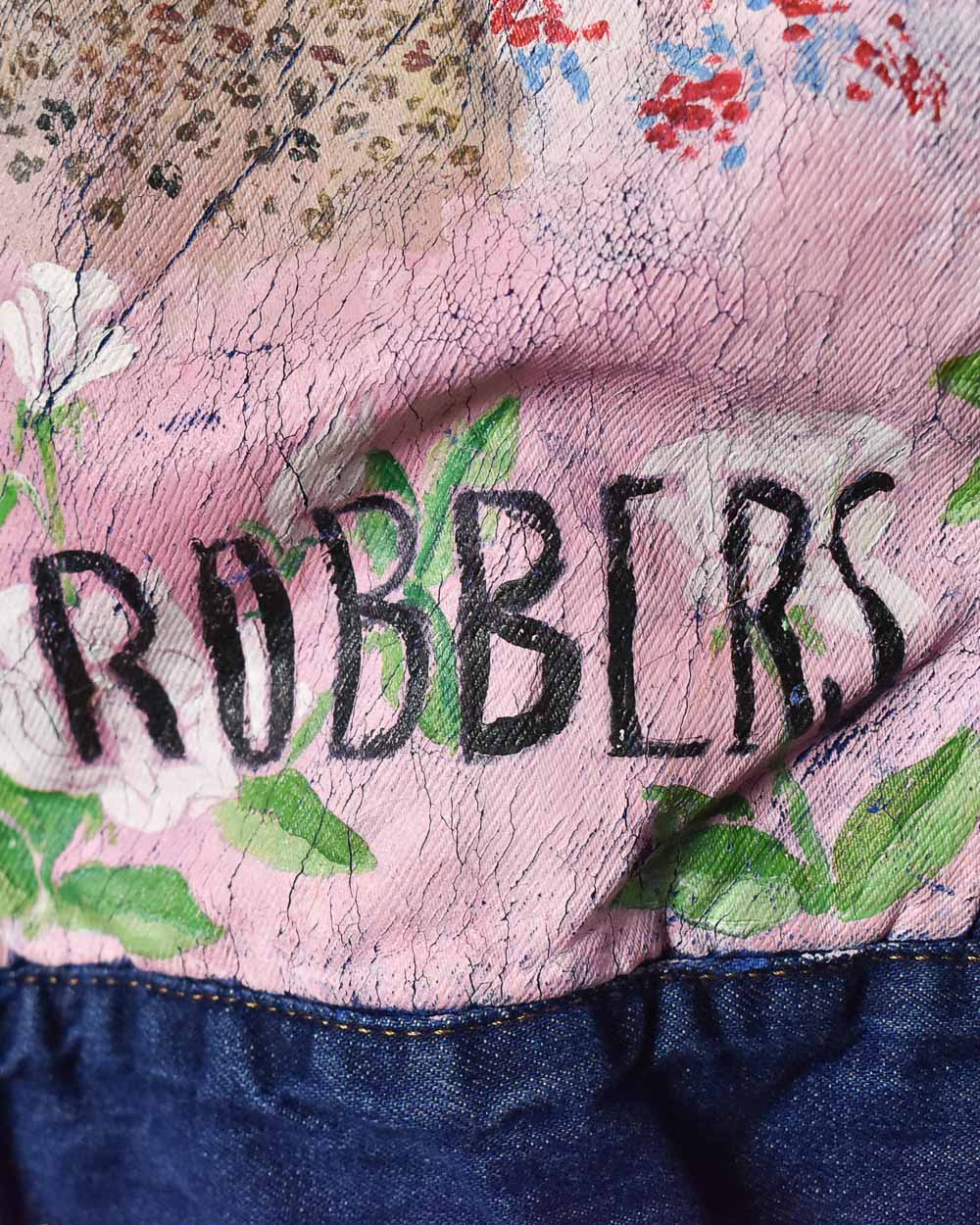 Levi's Custom Art Sherpa Fleece Lined Denim Jacket - Small Women's - Domno Vintage