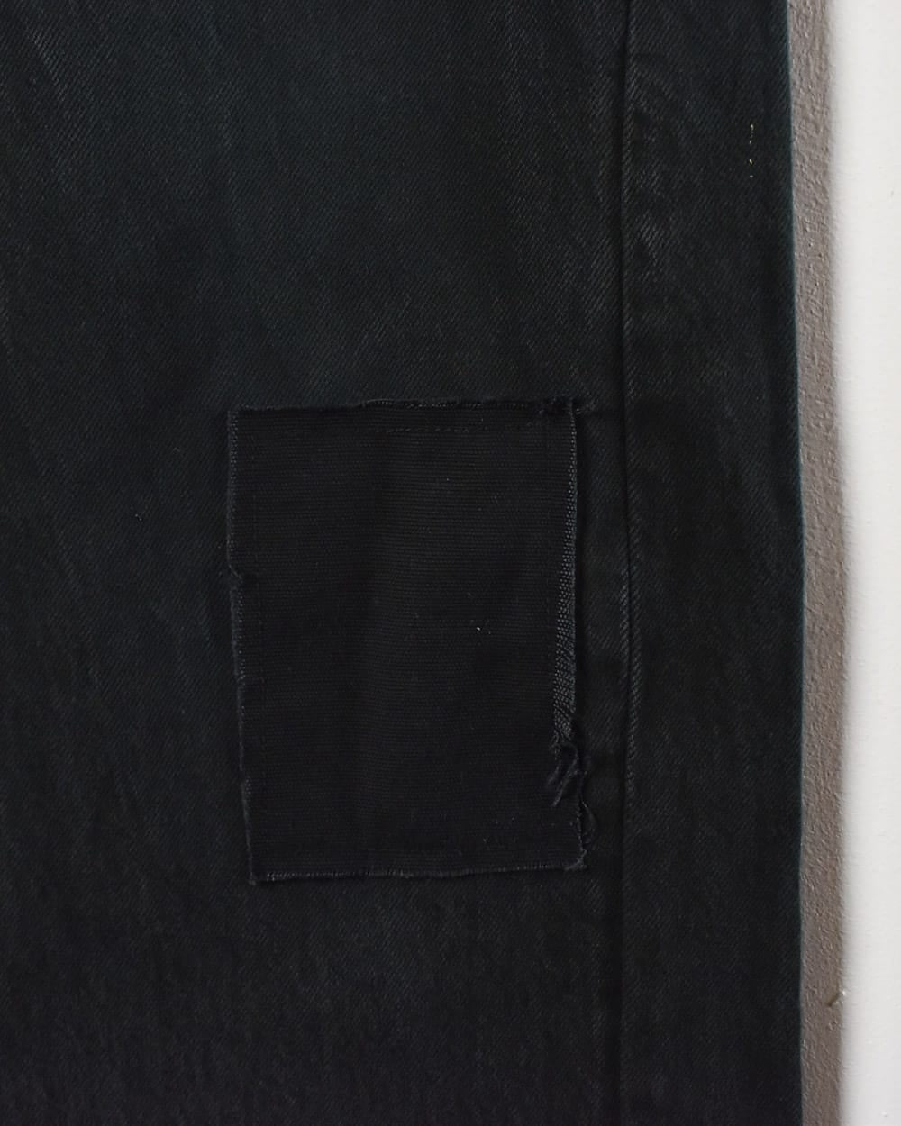 Black Levi's Patched 501 Jeans - W36 L34