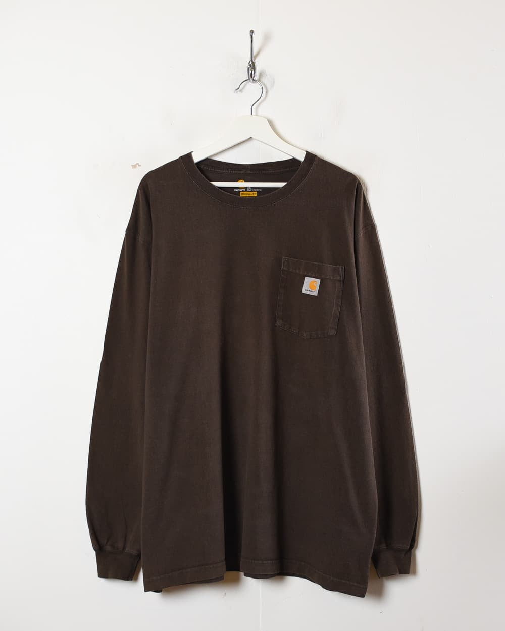 Carhartt Long Sleeved T-Shirt - XX-Large - Domno Vintage