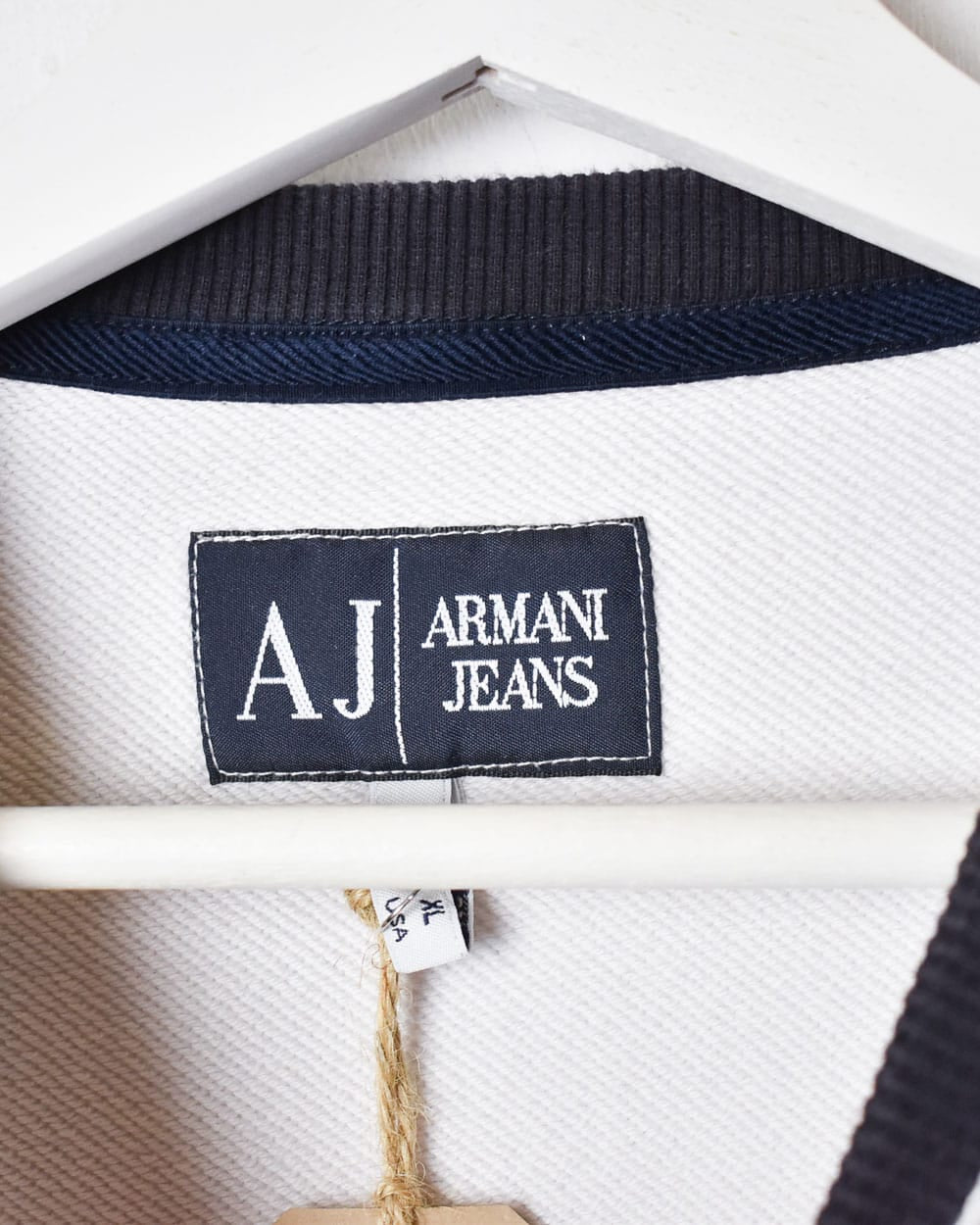 Armani Jeans Sweatshirt - Small - Domno Vintage