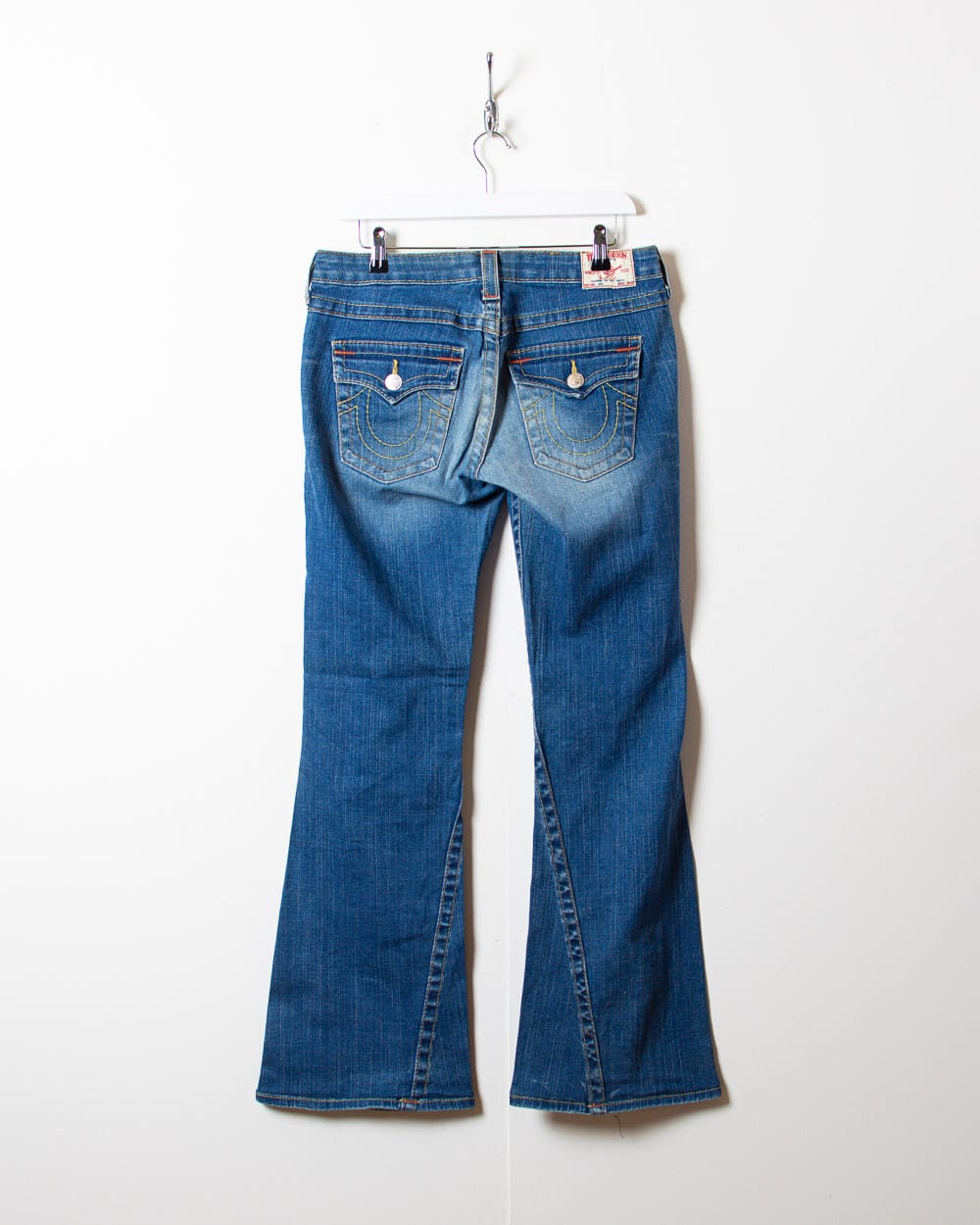 Blue True Religion Women's Flared Jeans - W34 L32