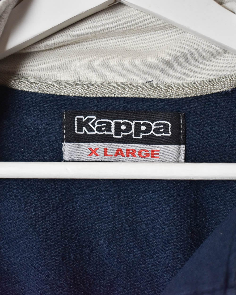 Navy Kappa 1/4 Zip Sweatshirt - Large