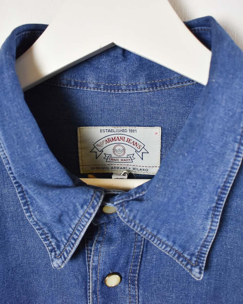 Armani Jeans Shirt - Large - Domno Vintage