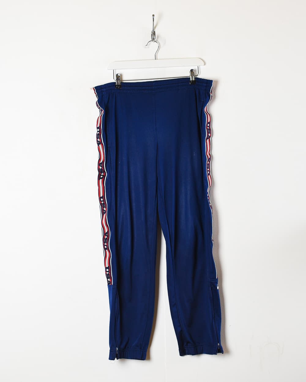 Nike USA Tracksuit Bottoms - Small - Domno Vintage