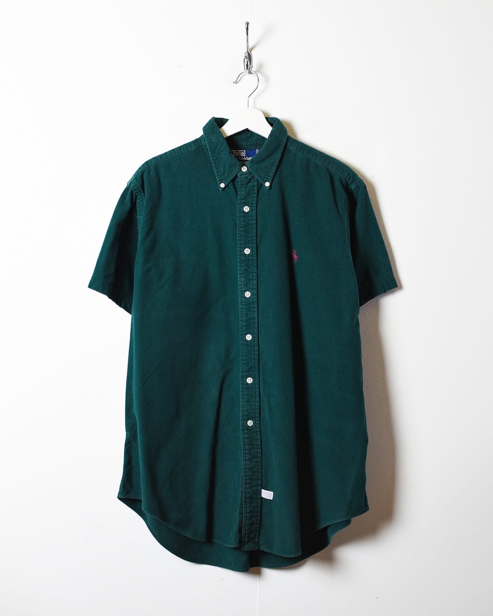 Green Polo Ralph Lauren Reverse Weave Short Sleeved Shirt - Large