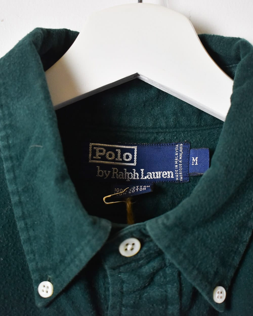 Green Polo Ralph Lauren Reverse Weave Short Sleeved Shirt - Large