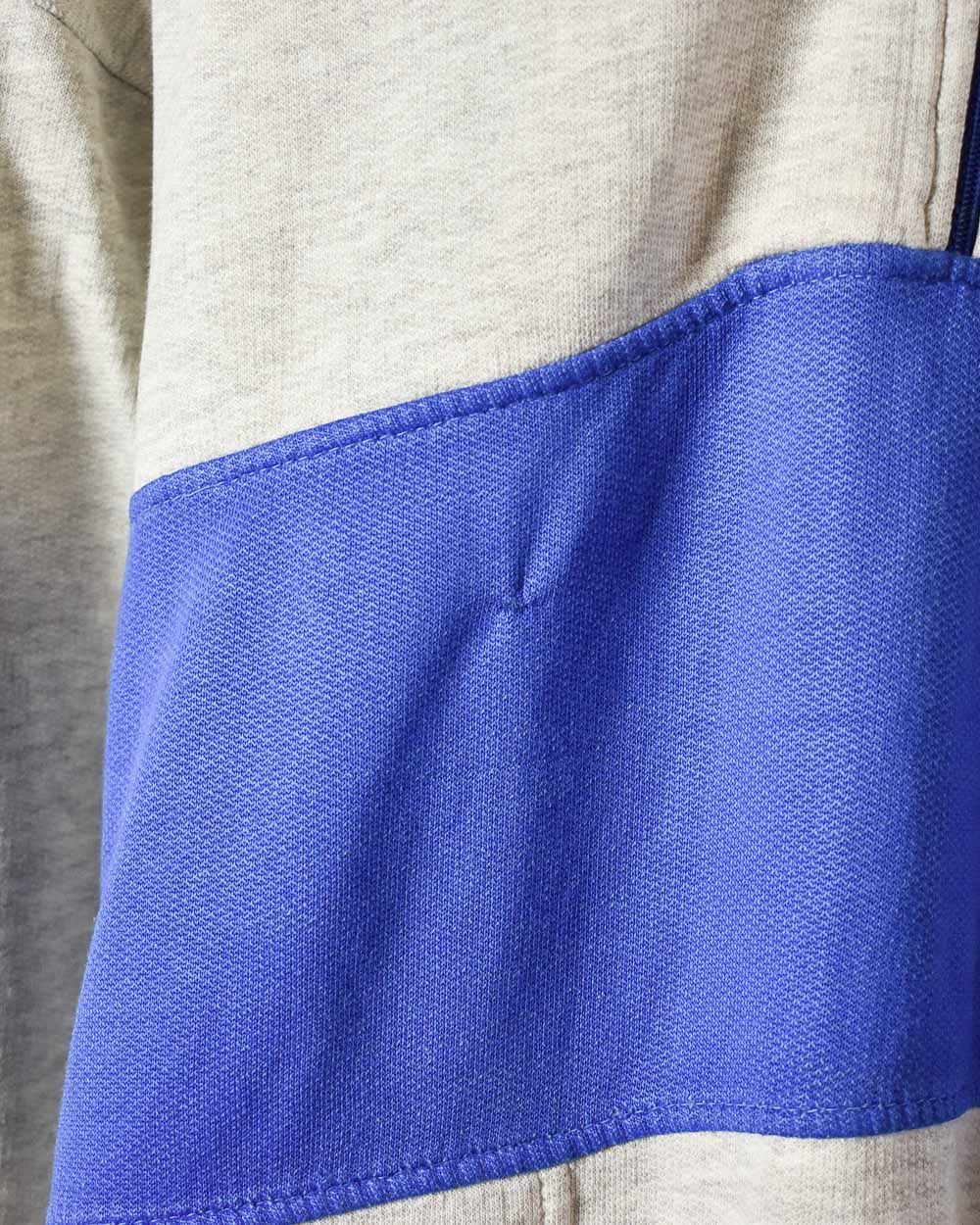 Stone Puma 1/4 Zip Hoodie - Large