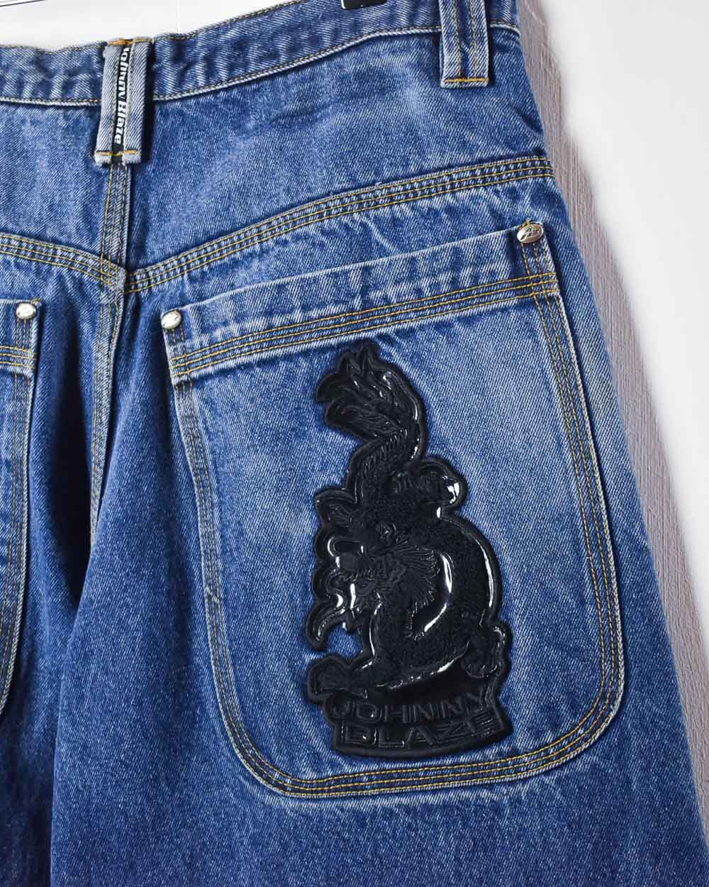 Johnny Blaze Jeans - W32 L33 - Domno Vintage