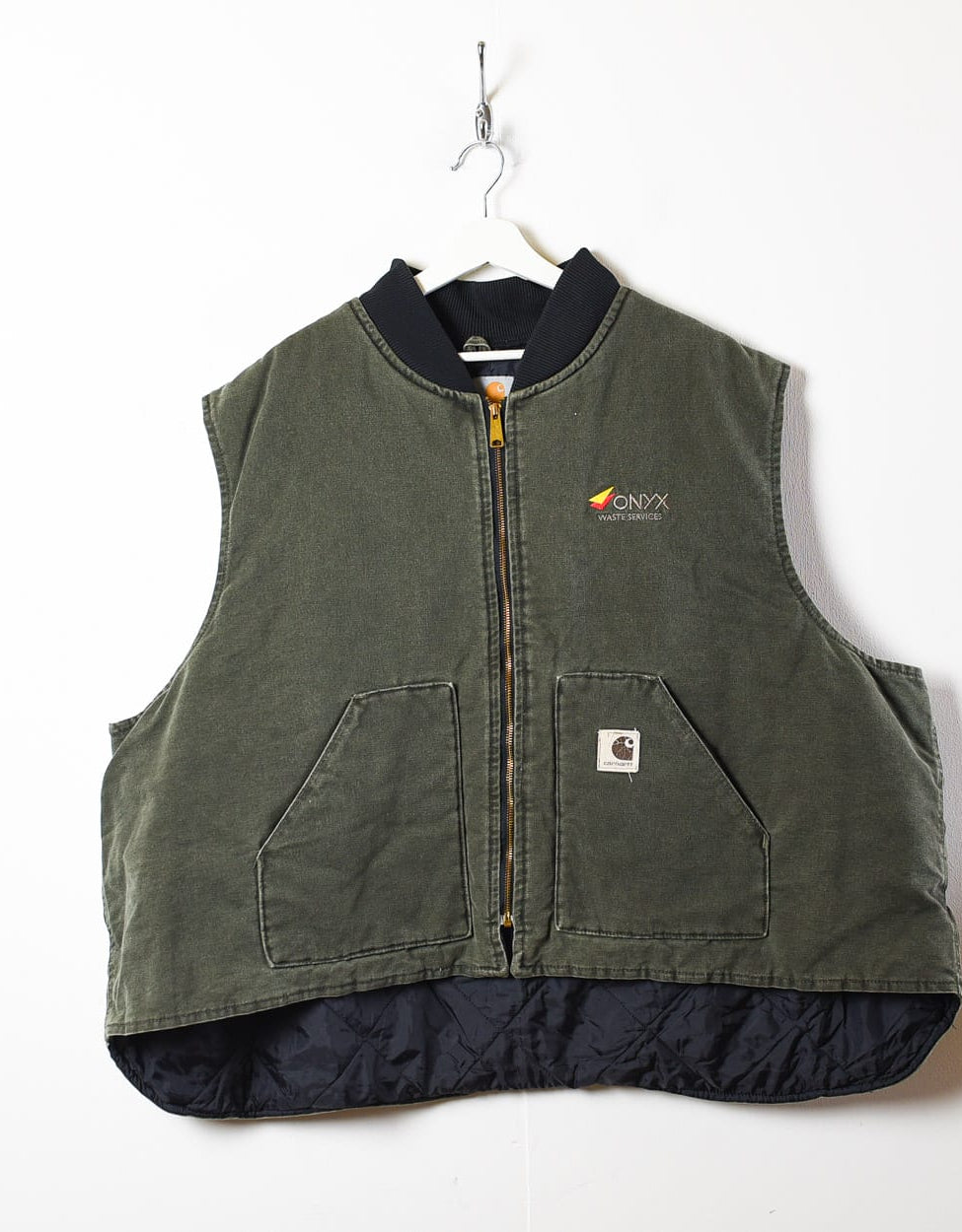 Khaki Carhartt Workwear Jacket Vest - XXXXX-Large