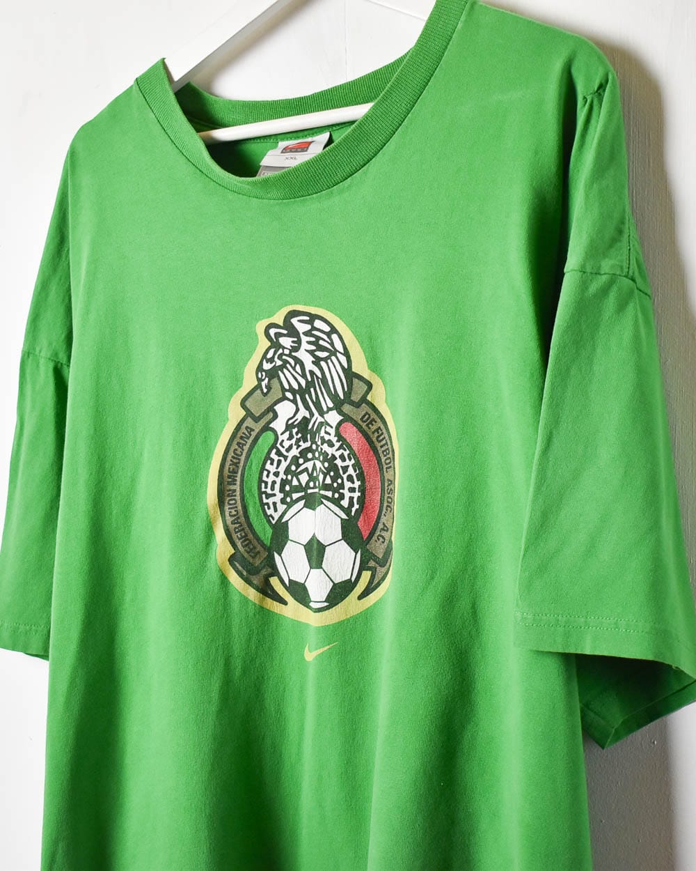 Green Nike Team Mexico National Football Team T-Shirt - XX-Large