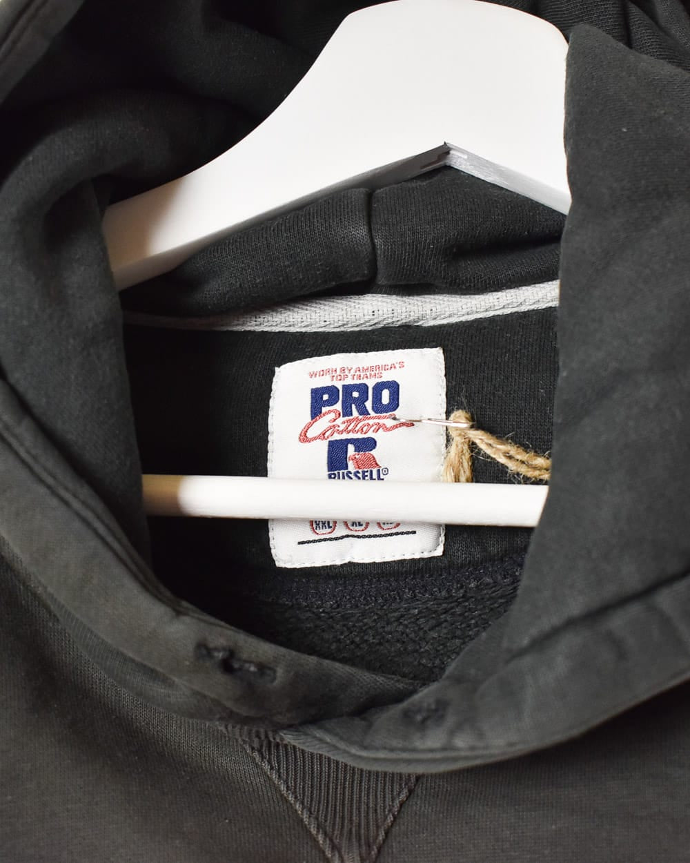 Grey Russell Athletic Hoodie - Large