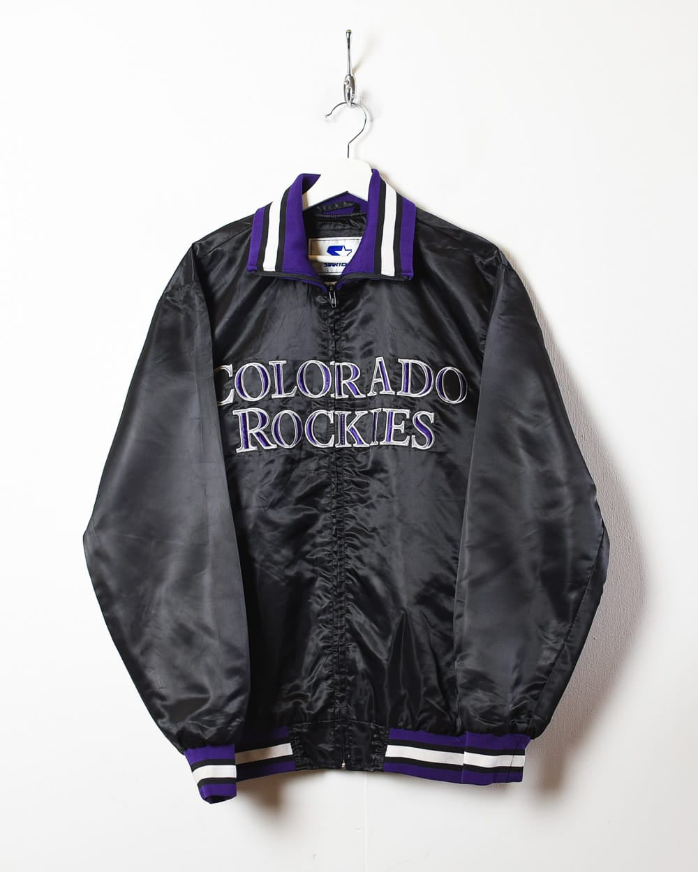 Starter Colorado Rockies Varsity Jacket - Large - Domno Vintage