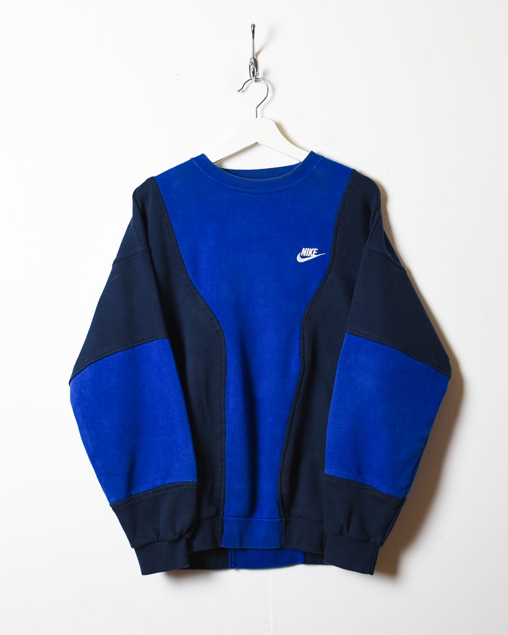 Blue Nike Reworked Sweatshirt - Large