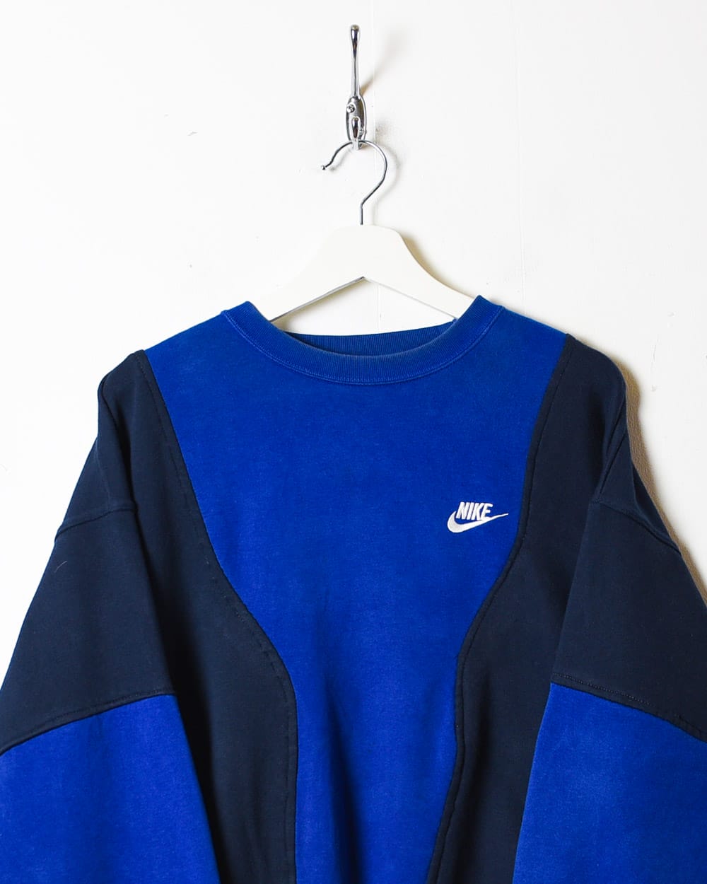 Blue Nike Reworked Sweatshirt - Large