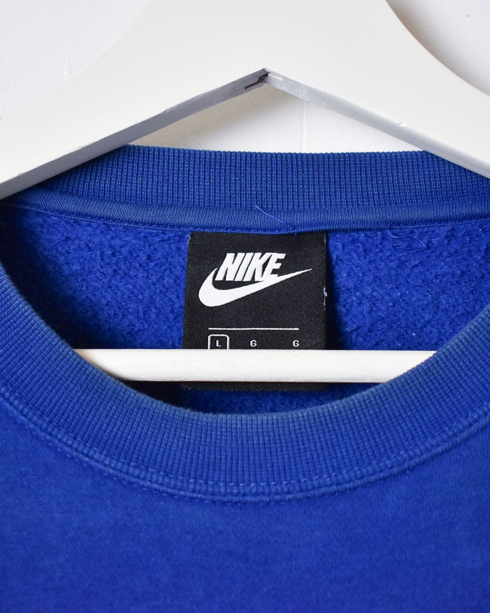 Blue Nike Reworked Sweatshirt - Large