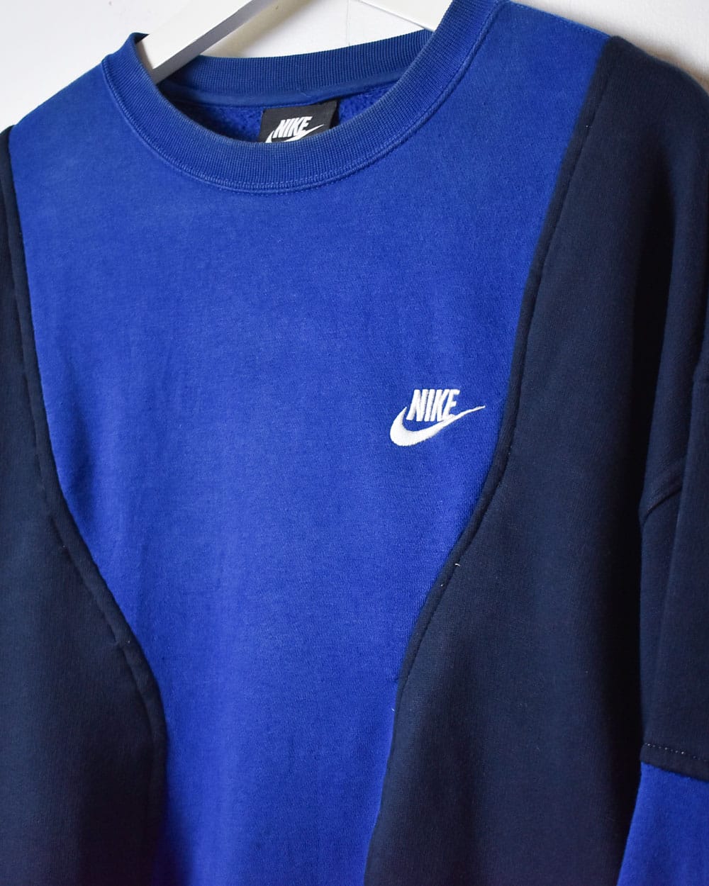 Blue Nike Reworked Sweatshirt - Large
