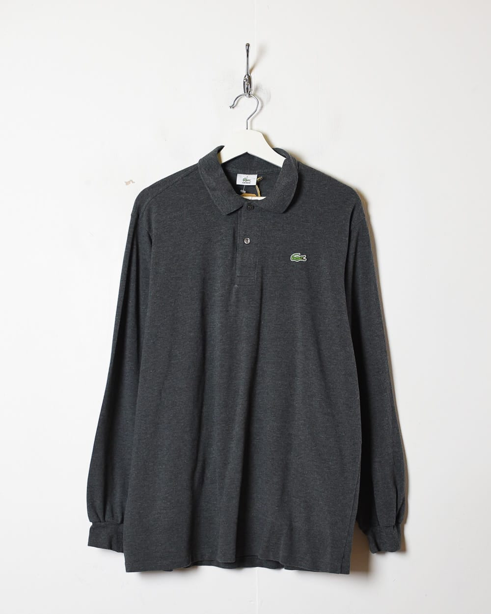 Lacoste Long Sleeved Polo Shirt - X-Large - Domno Vintage