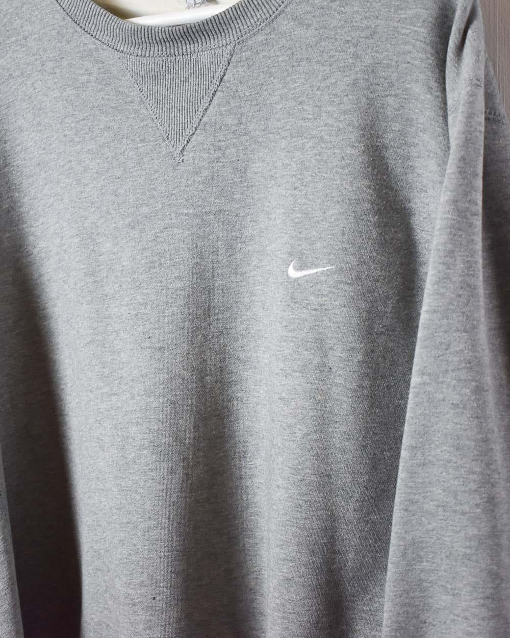 Stone Nike Sweatshirt - X-Large