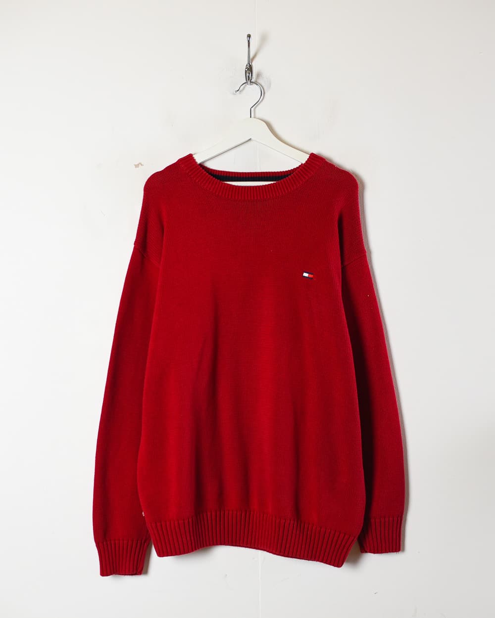 Tommy Hilfiger Knitted Sweatshirt - X-Large - Domno Vintage
