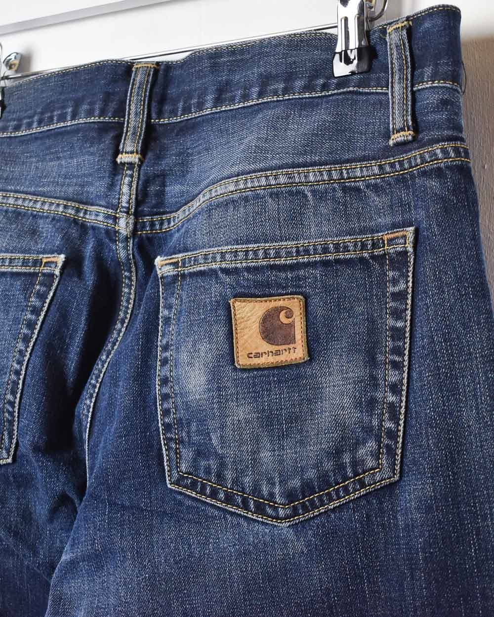 Navy Carhartt Jeans - W32 L32